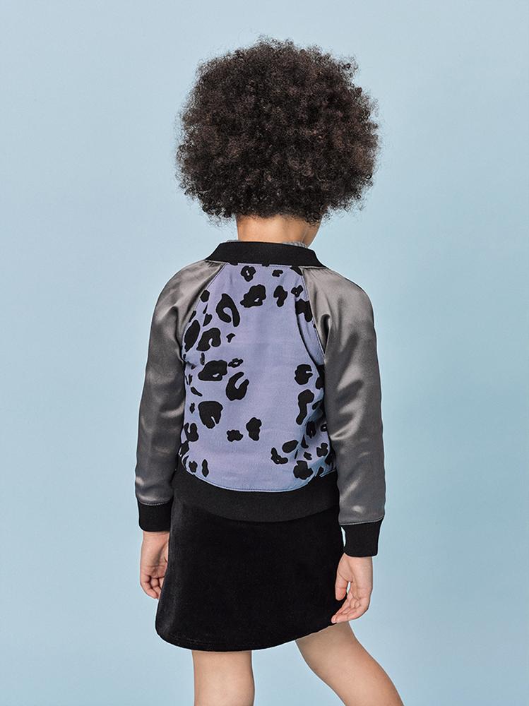 Tatum Bomber - Cheetah Silk